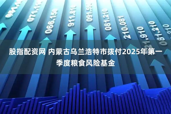 股指配资网 内蒙古乌兰浩特市拨付2025年第一季度粮食风险基金